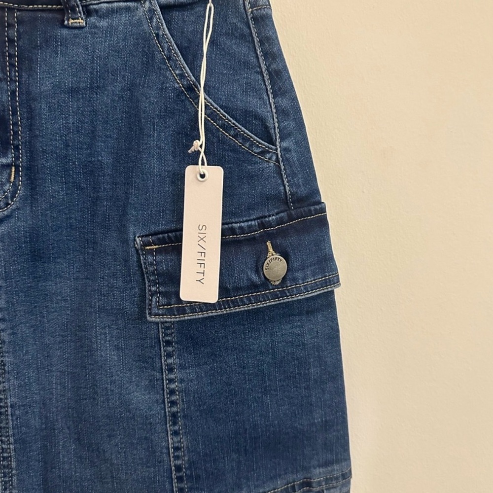 Denim Midi Skirt - XS - NWT - Picture 2 of 4